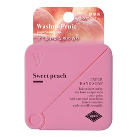 Nol Corporation OZ-WSN-2-3 Washney Fruit Paper Hand Soap, Pack of 40, Sweet Peach