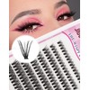 Short Lash Clusters Wispy C Curl Eyelash Clusters Volume Individual