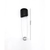 yueton 50pcs Black Plastic Head Baby Safety Pins Safety Locking