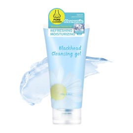 Chamomile Blackhead Cleansing Gel, Purifying Exfoliating Gel for Blackheads & Pores, Deep Cleansing Moisturizing Gels for face, Gentle Exfoliator Deep Cleaning Skin, 170g/5.99 OZ