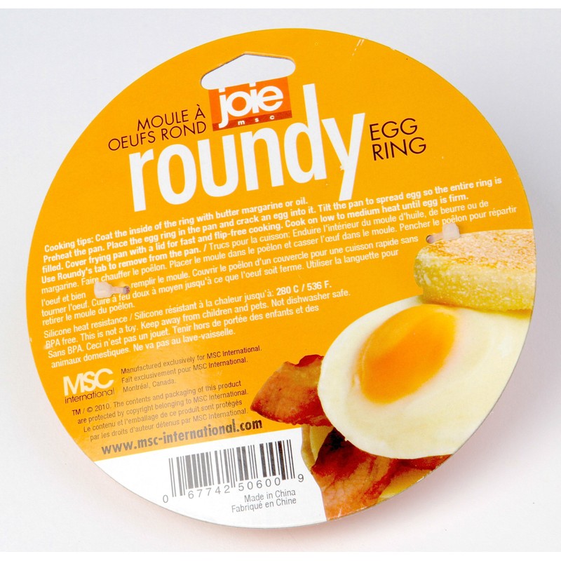 MSC International Jo!e Roundy Egg Ring Forms, 6-Pack