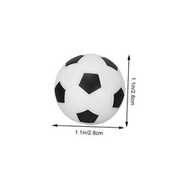 FRCOLOR 30pcs Mini Soccer Ornaments Boys and Girls Toy DIY Fairy Field Accessory for Home Decor