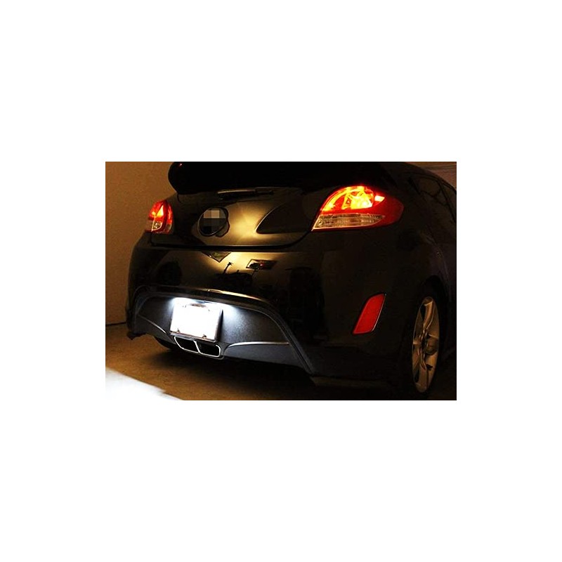 2x LED Licence Number Plate Light White Canbus For Genesis