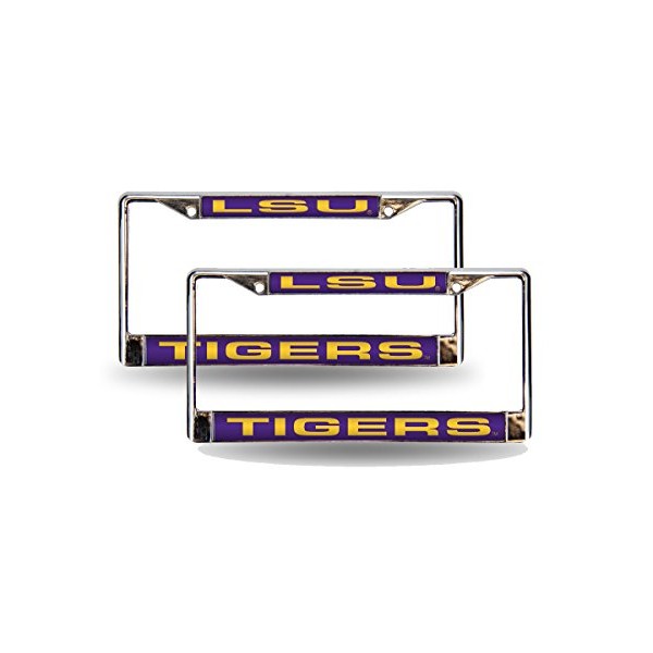Rico Louisiana State LSU Tigers Chrome Metal (2) Laser Cut