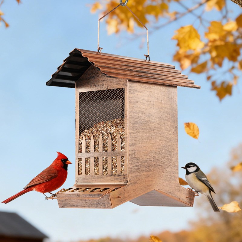 Samhe Large Bird Feeder, Extra Large 8 Lbs Capacity with