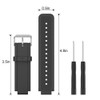Meifox Compatible with Garmin Vivoactive Band,Solf Silicone Wristband Replacement Bands