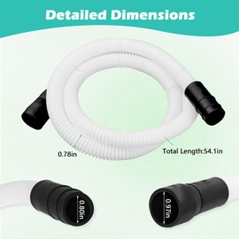 SuperDi WD24X10062 Dishwasher Drain Hose Compatible With GE Haier Dishwashers, Dishwasher Hose Replaces Part #2630085 AP5657439 PS6011670 WD24X24650 (1PCS)