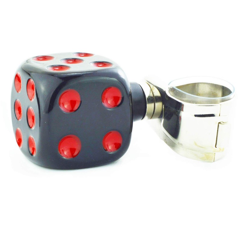 Abfer Steering Wheel Spinner Car Wheel Suicide Knob Dice Power