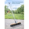Ossiblitz Professional Broom 50 cm Wide with Telescopic Handle Hard