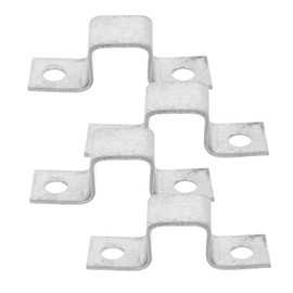 COHEALI 4Pcs U Brackets for Mounting Durable Tube Clamps Heavy Duty Pipe Hanger Tubing Fasteners for Enhanced Stability Reliable Support for Various Applications