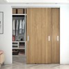 HOWHY Slow Close Barn Door Slide Hardware and Track Set,
