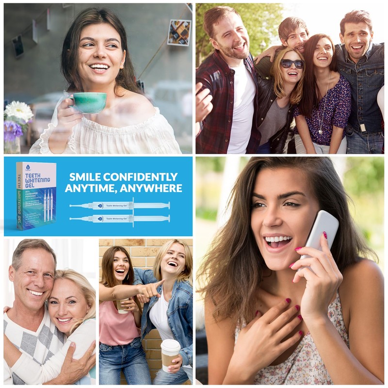 Pursonic Teeth Whitening Kit with 20 Whitening Treatments - Teeth
