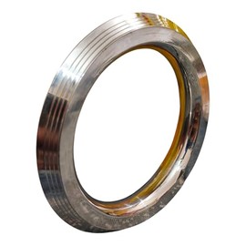 Santosh Jewellers Sikh Punjabi Kada Bracelet, Stainless Steel, 14.2mm Thick, Large 68.5mm Diameter, Silver