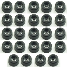 Adam Hall Hardware 4903 M24 AH – Set of 24 Rubber Feet 20 x 9 mm Black in Bag