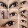 Extensión de Pestañas Soft Mixed Falsas Pestañas Cluster para Maquillaje