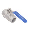 Full Port Ball Valve Stainless Steel Female Thread 3/4in 1000
