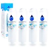 4-Pack Replacement for General Electric PTS25LHSCRBB Refrigerator Water Filter -