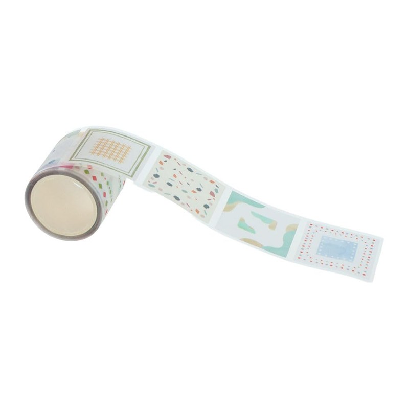 Sun-Star Stationery S8815623 Sticker, Roll Type, Square, Moyo