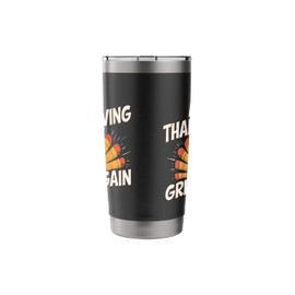 Make Thanksgiving Great Again Patriotic Turkey American Flag Stainless Steel Insulated Tumbler