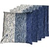 JOYDREAM Zabuton Cover, 55, 59, Set of 5, Blue 55x59