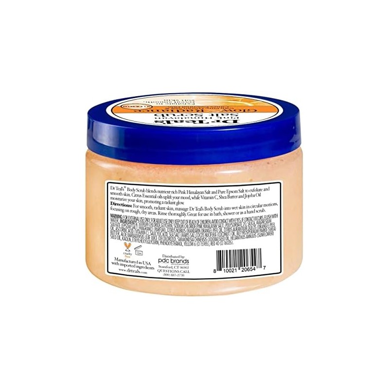Dr Teals PANGP Exfoliante Con Sal Glow Radiance 454 Gr
