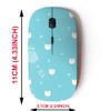 2.4G Wireless Mouse with Cute Pattern Design for All Laptops