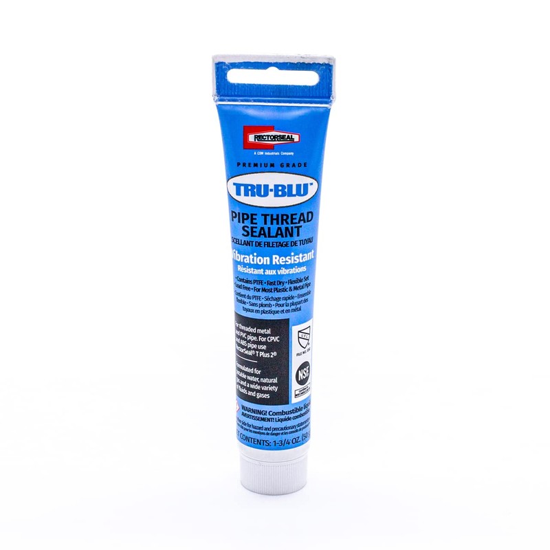 RectorSeal Tru-Blu 31780 Pipe Thread Sealant, Fast-Dry, Flexible Set Thread