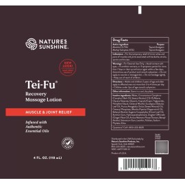 Nature's Sunshine Loción Para Masaje Tei-fu De Natures Sunshine 118ml Se