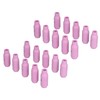 20Pcs TIG Alumina Nozzles Ceramic Cup Gas Lens Shield Consumables