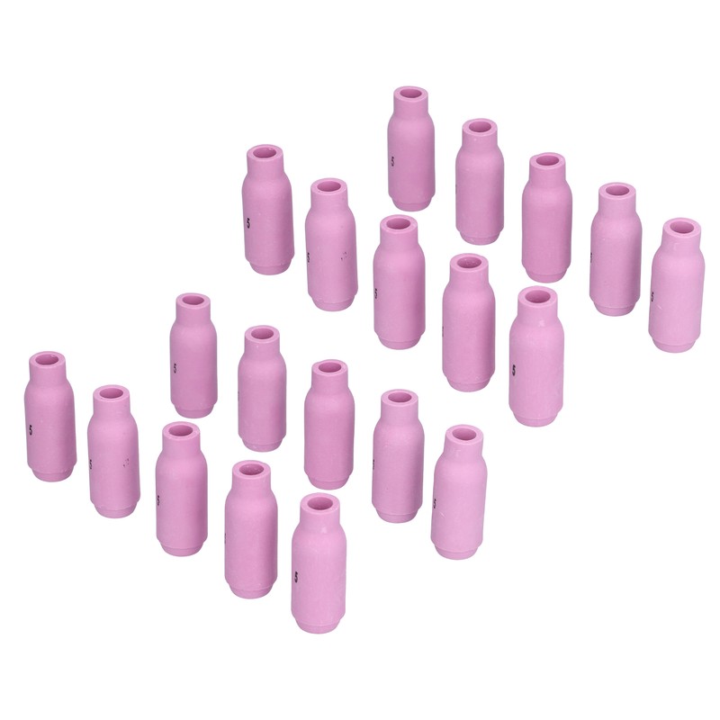 20Pcs TIG Alumina Nozzles Ceramic Cup Gas Lens Shield Consumables