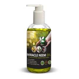 Yield Rx's 100% Pure Cold Pressed Concentrated Neem Oil for Indoor and Outdoor Plants and Vegetables (8 Oz)