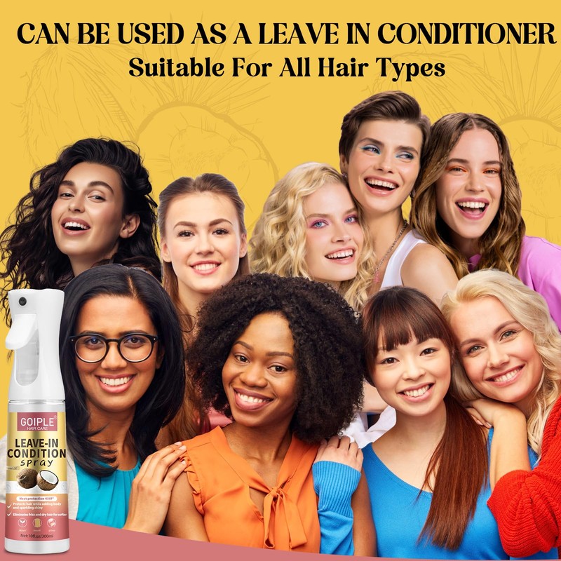 Leave In Conditioner & Heat Protectant Spray Smooth Flyaways Add