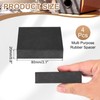 PATIKIL Rubber Solid Anti-Vibration Pads, 4 Pcs 80mm x 20mm