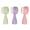 3pcs Facial Cleansing Brush Deep Cleansing Exfoliation Removing Blackhead Massaging