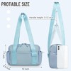 WOOMADA Waterproof Small Gym Bag for Women Mini Duffle Bag
