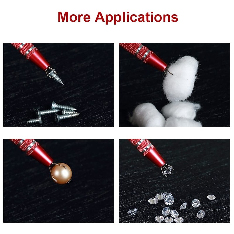 IQIANS 2 Pack Diamond Holder Terp Pearl Claw Grabber Tool