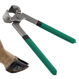 Epidioxi Goats Hoof Nipper 8" Carbon Steel Farrier Tool Multi-Purpose Hoof Trimmers with Plastic Grips for Cattle Sheeps Horses (8in. Green)