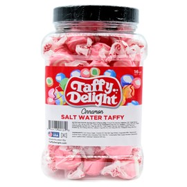 Taffy Delight Salt Water Taffy (16oz, Cinnamon)