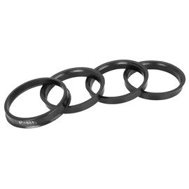 ACROPIX Car 67.1mm to 60.1mm Hub Centric Rings Fit for Wheel Bore Center Black - Pack of 4