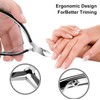 Paifeancodill 2 Pcs Cuticle Nippers & Pusher, Classic Stainless Steel