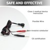 4Pack Lead Wires for TENS, Flexible 2.35mm Electrode Cables with