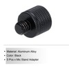 QUARKZMAN 5 Piece Microphone Stand Adapter, 1/4 Female Thread to
