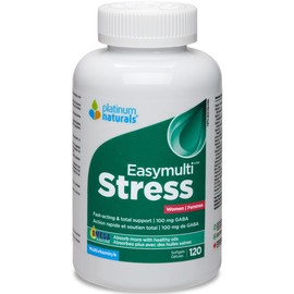 Platinum Naturals Easymulti Stress Women (Fast Acting Multivitamin for Stress), 60 Softgels