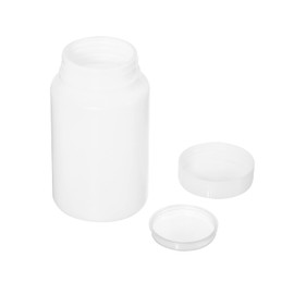 YOKIVE 1 Pcs Chemical Storage Bottle, Plastic Containers with Wide Mouth | Chemistry Reagent Storage, Great for Laboratory, Stores, Factory (White, 250-ML)