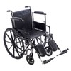 Lightweight Manual Wheelchairs for Adults - 20" Transport Wheelchair with