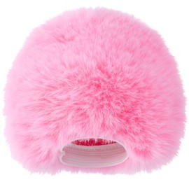 CustomyLife Pop Filter for Blue Yeti Microphone, Pink Mic Foam Cover with Furry Windscreen Muff windshield for Wind and Ambient Noise Reduction