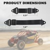 SKYJDM 2PCS Adjustable Door Limiter Straps Compatible with 2017-2023 Can-Am