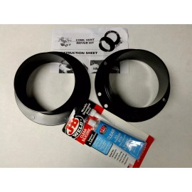 California Pony Cars 1965-1968 Ford Mustang or 1967-1968 Cougar Cowl Vent Repair Kit Made in USA