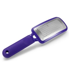 JewelryWe Colossal Stainless Steel Foot File Foot File Rasp Pedicure Callus Remover Callus Remover Callus Remover Callus Remover Callus Rasp Feet Care Tool Purple