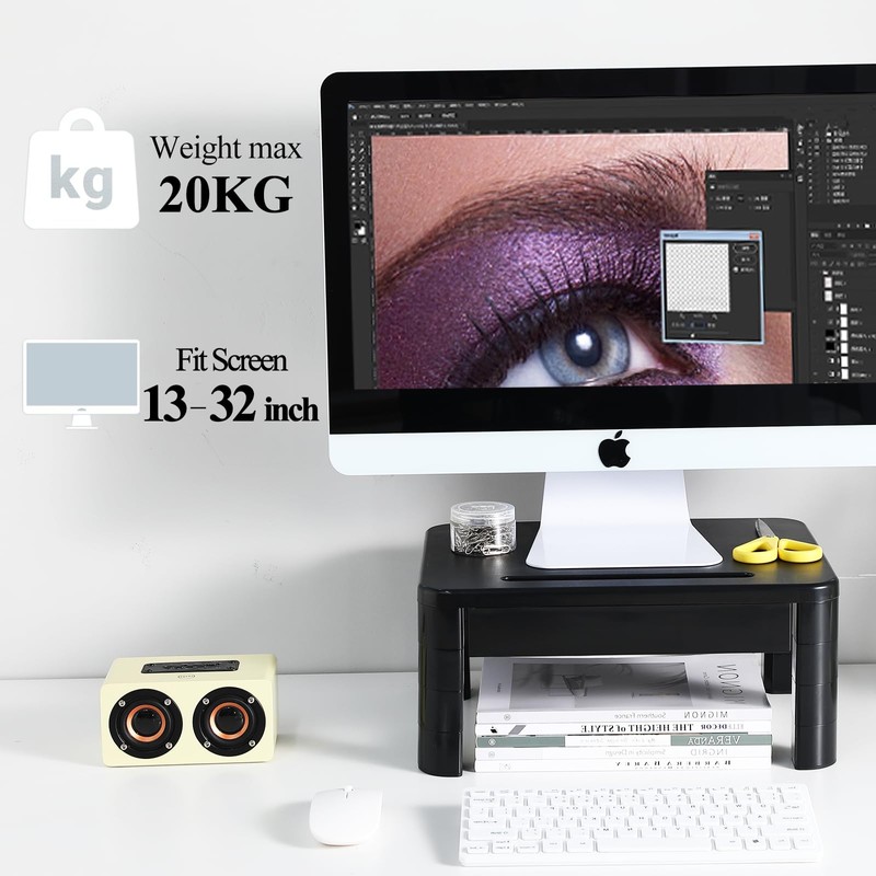 KOADOA KOADOA Monitor Stand with Drawer - Laptop Stand for